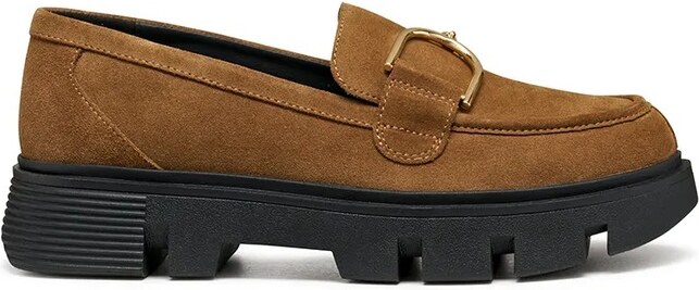 Δερμάτινα μοκασίνια Geox D VILDE