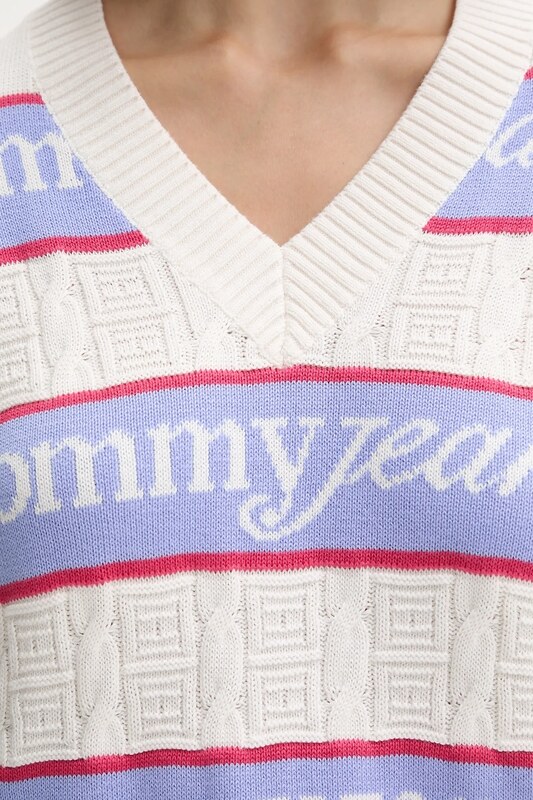 Βαμβακερό πουλόβερ Tommy Jeans