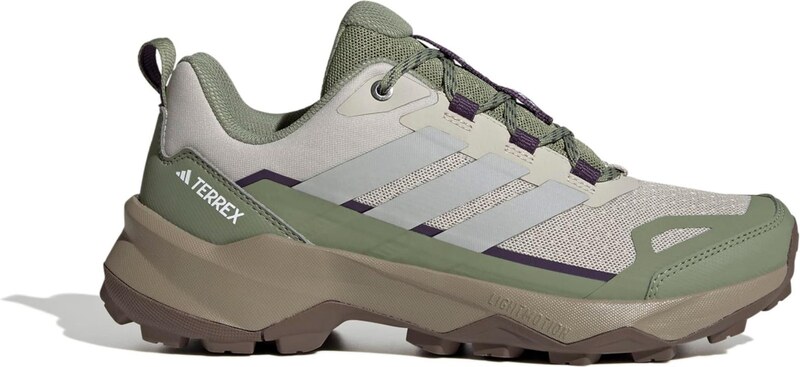 ADIDAS TERREX Χαμηλό παπούτσι 'SKYCHASER AX5' γκριζομπέζ / χακί / μαύρο / λευκό
