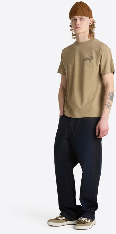 VANS Μπλουζάκι 'Sting Wagon' λαδί / μαύρο