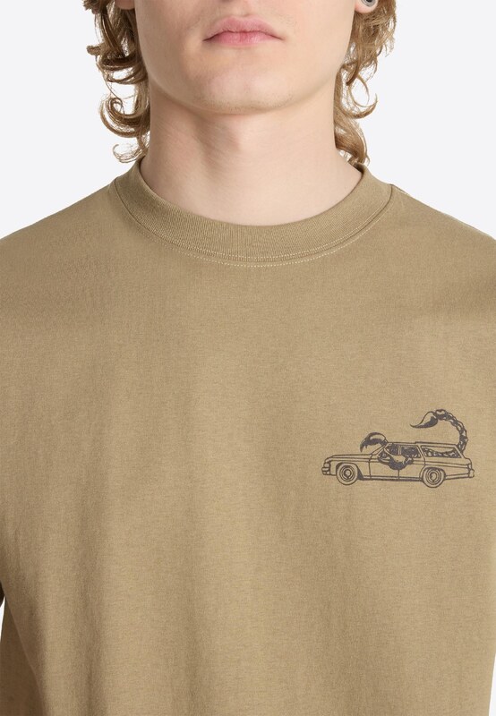 VANS Μπλουζάκι 'Sting Wagon' λαδί / μαύρο