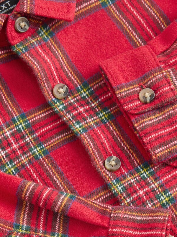 Next Πουκάμισο 'Weihnachten' μπλε / κίτρινο / κόκκινο / λευκό