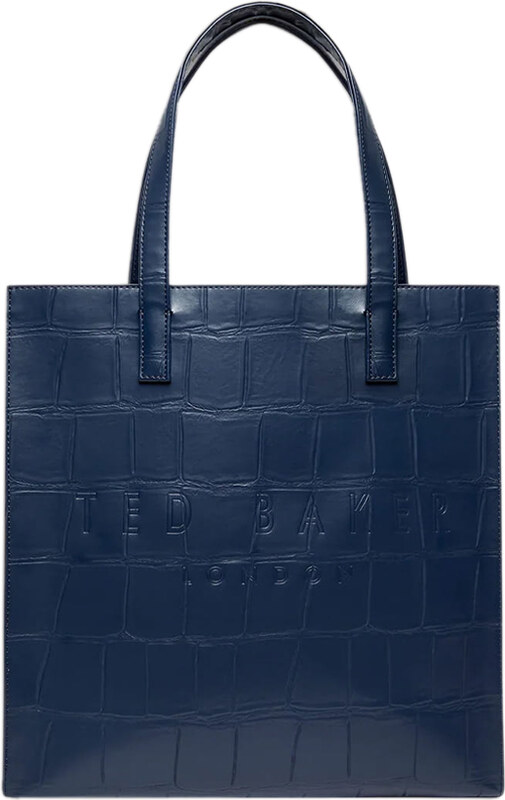 TED BAKER Τσαντα Croccon Croc Effect Large Icon 281631 navy