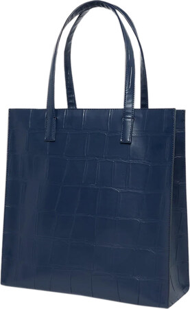 TED BAKER Τσαντα Croccon Croc Effect Large Icon 281631 navy