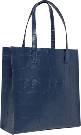 TED BAKER Τσαντα Croccon Croc Effect Large Icon 281631 navy