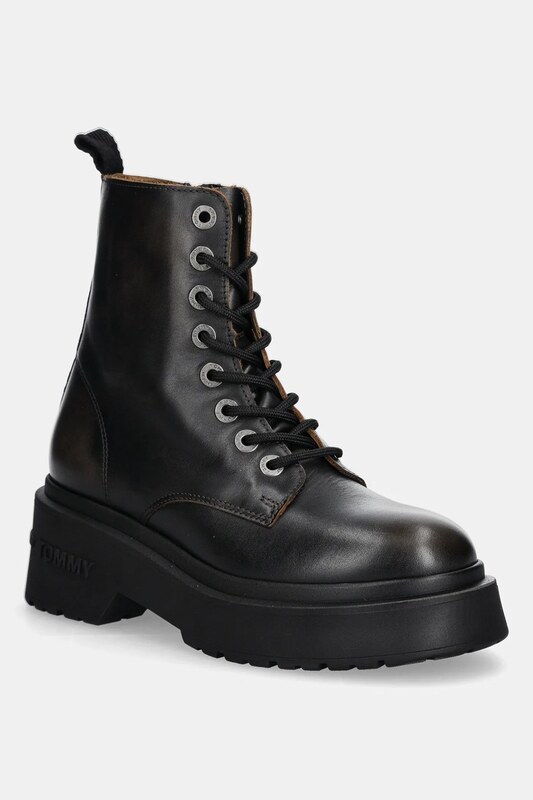 Δερμάτινα workers Tommy Jeans TJW CHUNKY RUGGED BOOT
