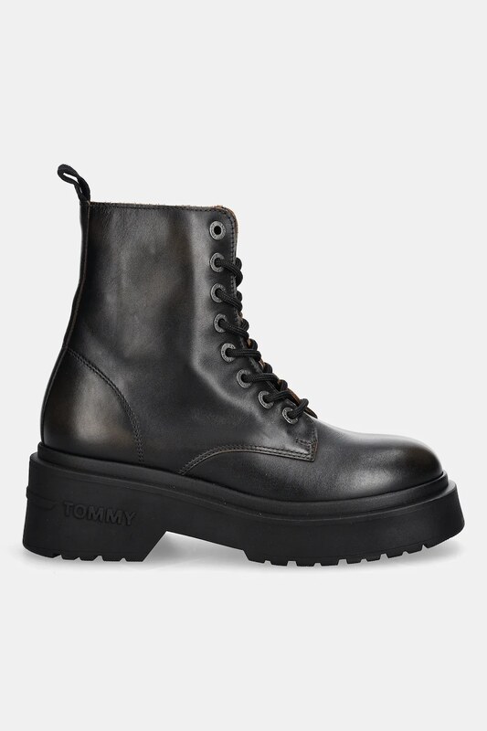 Δερμάτινα workers Tommy Jeans TJW CHUNKY RUGGED BOOT