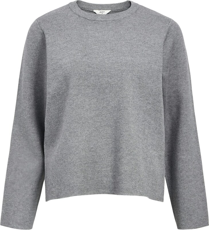 OBJECT Πουλόβερ 'OBJREYNARD' γκρι μελανζέ