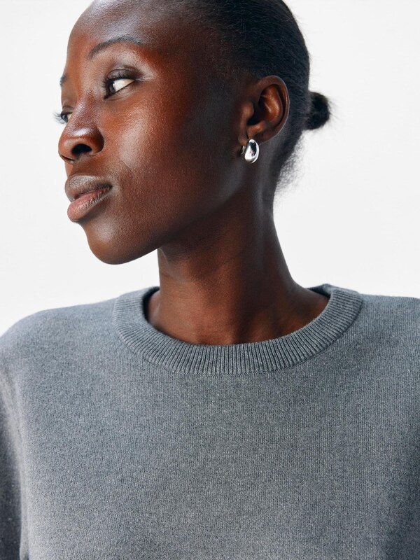 OBJECT Πουλόβερ 'OBJREYNARD' γκρι μελανζέ