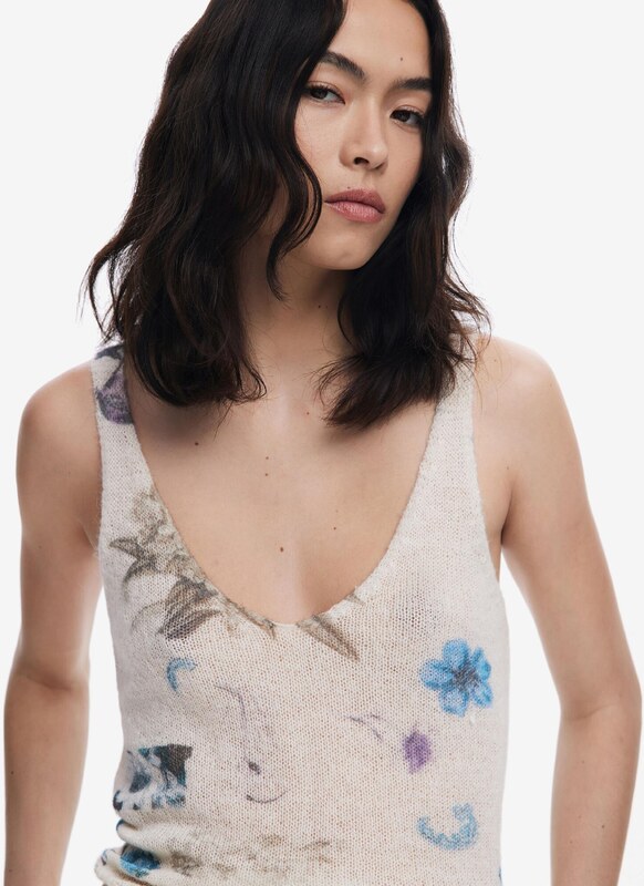 Desigual Πουλόβερ λευκό