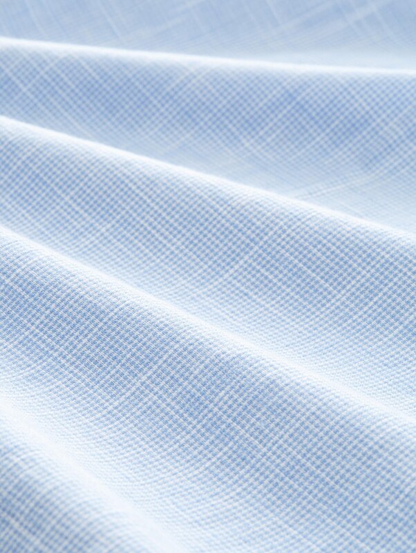 TOM TAILOR Μπλούζα γαλάζιο / λευκό