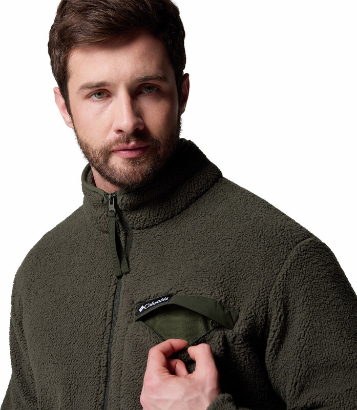 Columbia Ανδρική Ζακέτα Rugged Ridge Full Zip Sherpa Fleece Jacket 2135481-366 Πράσινο