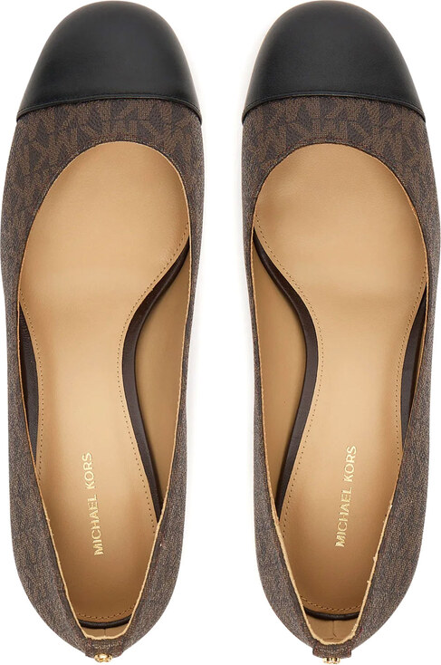 MICHAEL KORS Γοβες Perla Flex 40T5PLMP1B 007 blk/brown