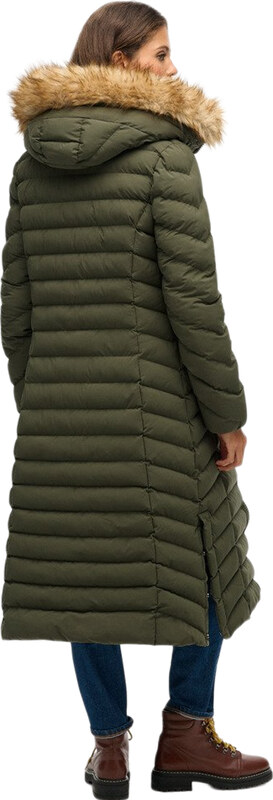 SUPERDRY FUJI FAUX FUR LONGLINE ΜΠΟΥΦΑΝ ΓΥΝΑΙΚΕΙΟ W5012001A-1TH