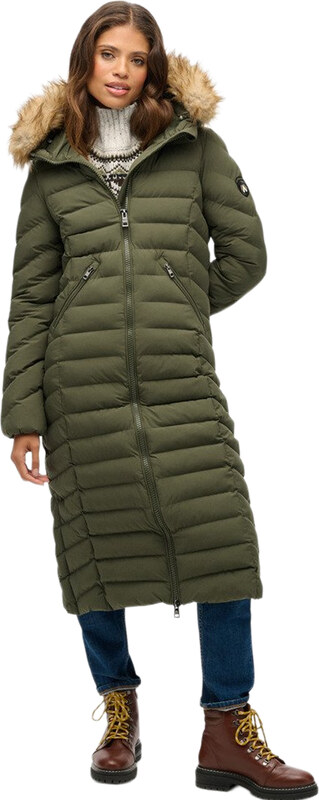 SUPERDRY FUJI FAUX FUR LONGLINE ΜΠΟΥΦΑΝ ΓΥΝΑΙΚΕΙΟ W5012001A-1TH