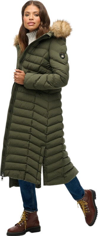 SUPERDRY FUJI FAUX FUR LONGLINE ΜΠΟΥΦΑΝ ΓΥΝΑΙΚΕΙΟ W5012001A-1TH