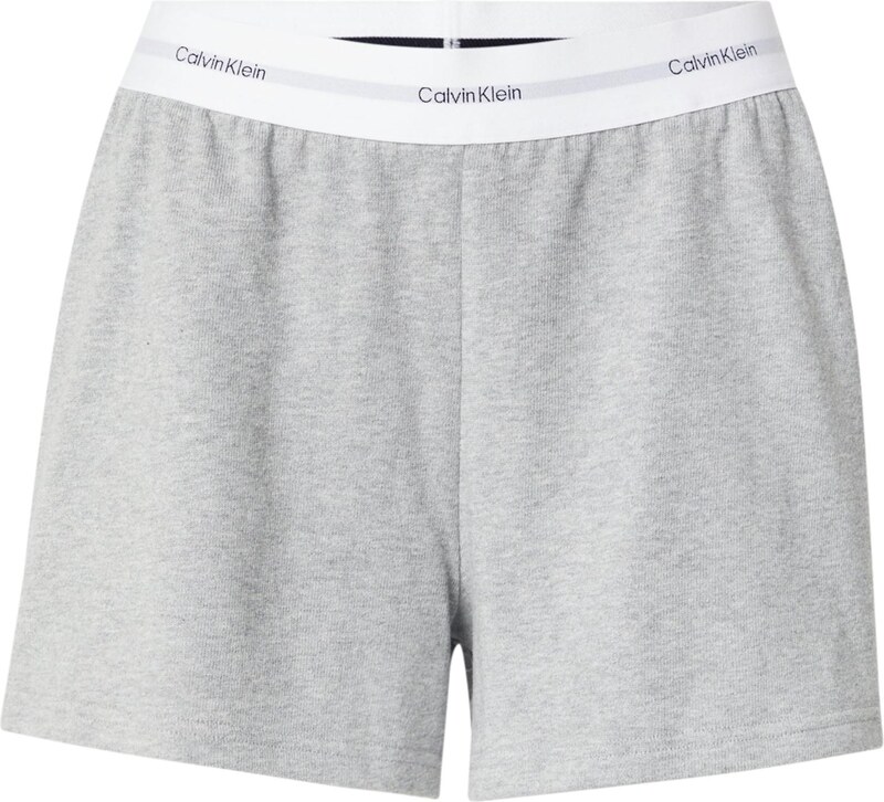 Calvin Klein Underwear Παντελόνι πιτζάμας γκρι / λευκό