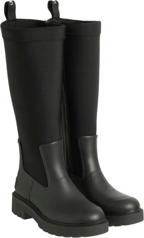 CALVIN KLEIN Μποτες High Rainboot Neoprene YW0YW02002 BEH ck black