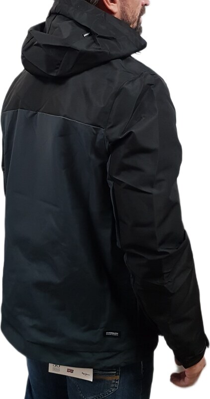 Emerson - 252.EM10.68 - Ebony/Black - Pullover Hooded Jacket - Μπουφάν
