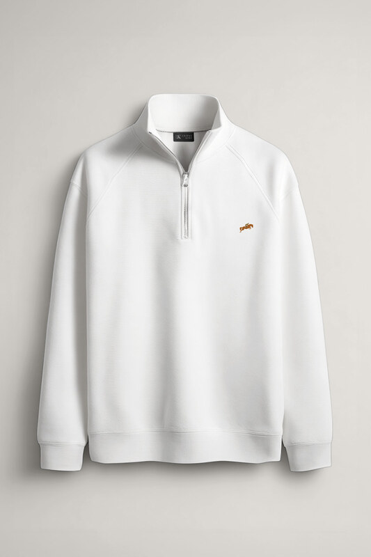 UnitedKind Horse Jumping Minimal, Φούτερ σε Λευκό Χρώμα