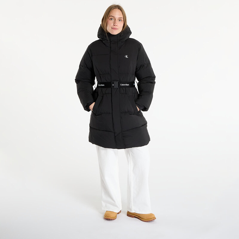 Παλτό Calvin Klein Jeans Belted Midweight Coat Black L