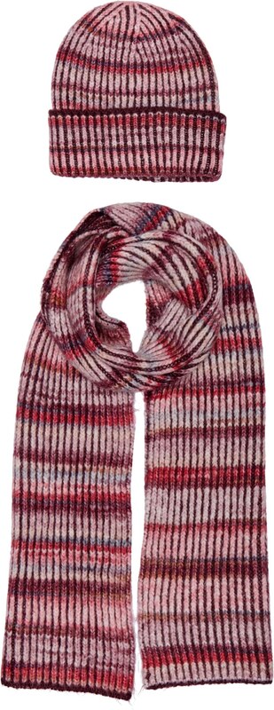 ONLY Σκούφος 'ONLMATHILDA' δαμασκηνί / κυκλάμινο / ρόδινο / σκούρο κόκκινο