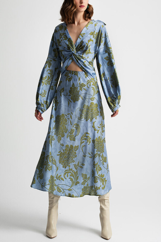 MOUTAKI Φουστα 25.02.101 light blue