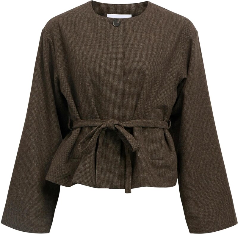 OBJECT Φθινοπωρινό και ανοιξιάτικο μπουφάν 'OBJDarla' σοκολατί