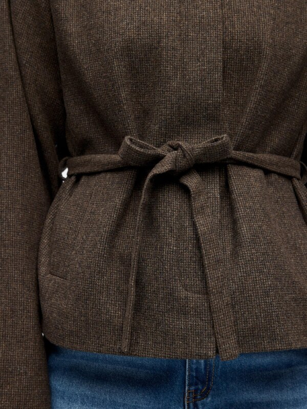 OBJECT Φθινοπωρινό και ανοιξιάτικο μπουφάν 'OBJDarla' σοκολατί