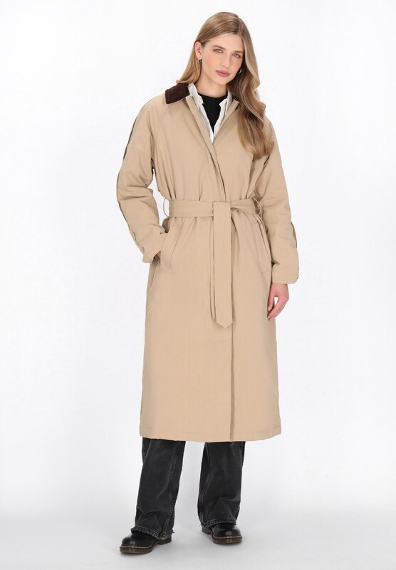 DreiMaster Vintage Ανοιξιάτικο και φθινοπωρινό παλτό μπεζ / καφέ