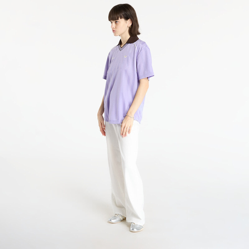 adidas Originals T-shirt adidas x Wales Bonner Football T-Shirt UNISEX Light Purple S