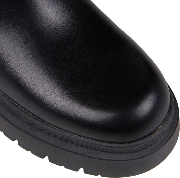 Μαύρο Biker Μποτάκι Envie Chunky Chelsea Boots E12-22153-34
