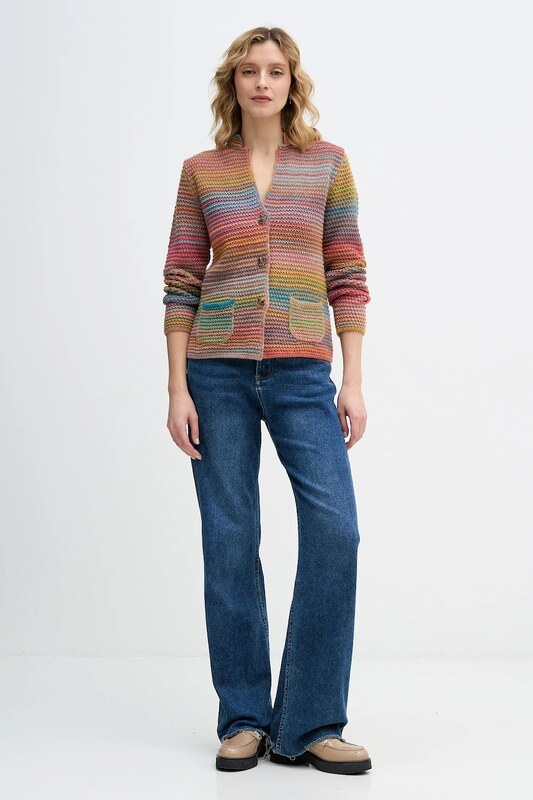 Ζακέτα με προσθήκη μαλλιού United Colors of Benetton