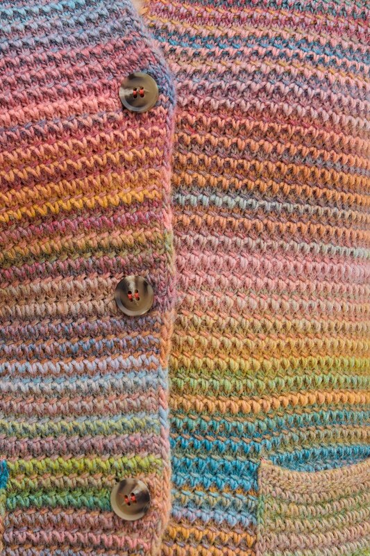 Ζακέτα με προσθήκη μαλλιού United Colors of Benetton