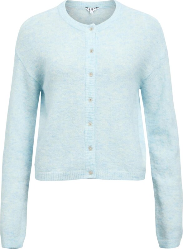OBJECT Πλεκτή ζακέτα 'OBJAGATE' γαλάζιο