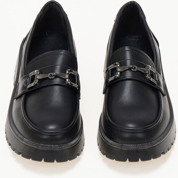 issue Loafers με διακοσμητική αγκράφα - Μαύρο - 032012