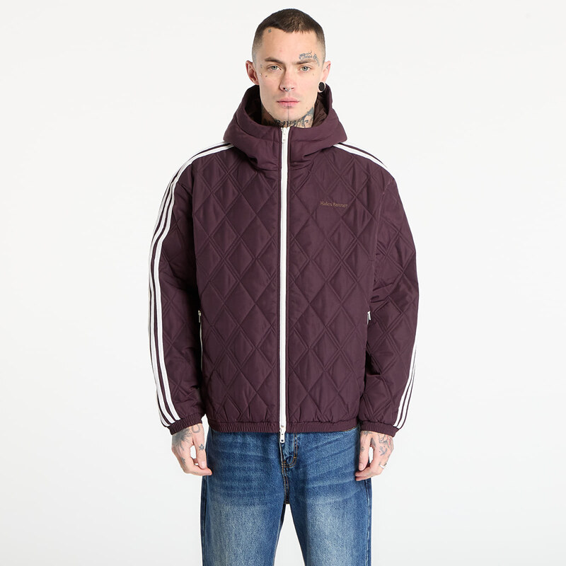 adidas Originals Μπουφάν adidas x Wales Bonner Quilted Jacket Shadow Maroon/ Yellow XL