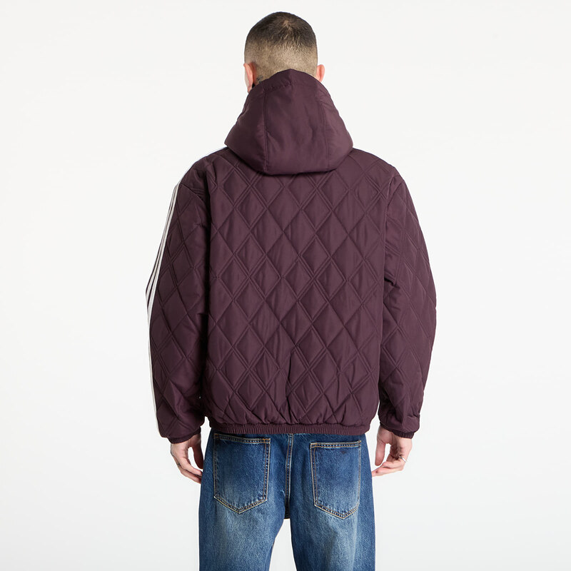 adidas Originals Μπουφάν adidas x Wales Bonner Quilted Jacket Shadow Maroon/ Yellow XL