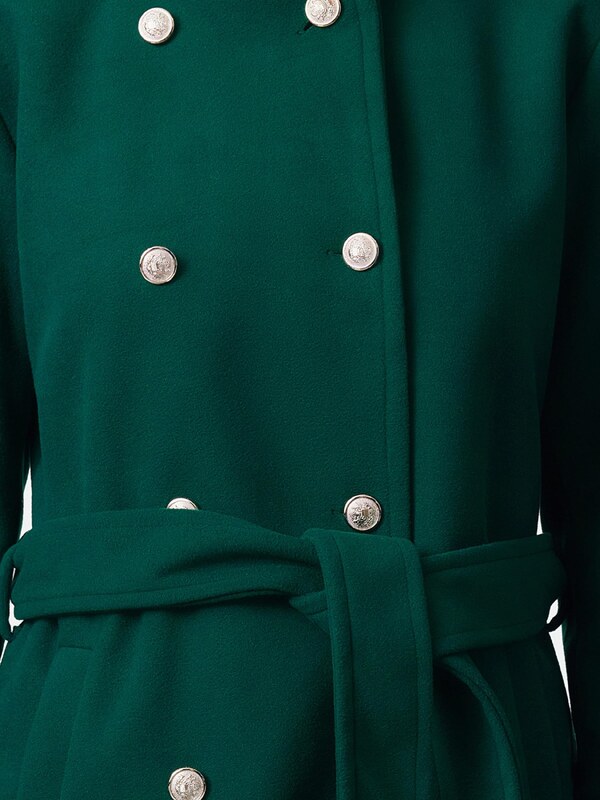 Trendyol Ανοιξιάτικο και φθινοπωρινό παλτό σκούρο πράσινο