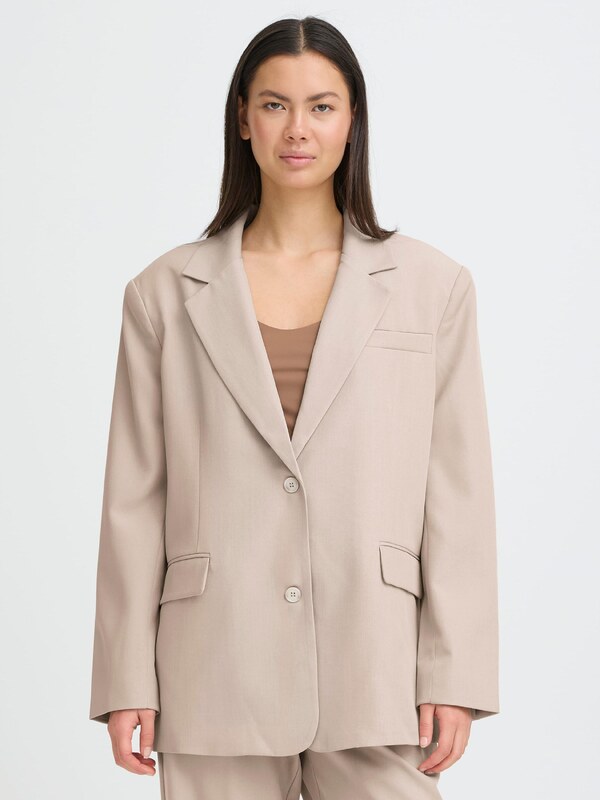 ICHI Μπλέιζερ 'IHFAVA' γκριζομπέζ