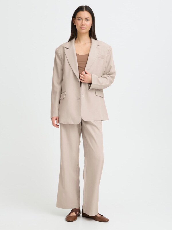 ICHI Μπλέιζερ 'IHFAVA' γκριζομπέζ