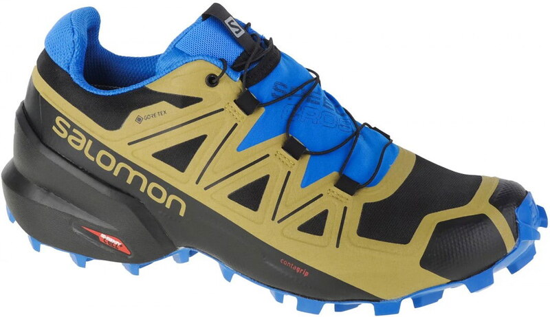 Salomon Speedcross 5 GTX L41612400 Ανδρικά Αθλητικά Παπούτσια Trail Running Αδιάβροχα με Μεμβράνη Gore-Tex Black / Green Moss
