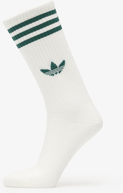 adidas Originals Κάλτσες adidas 3-Stripes High Crew Socks 3 Pairs Off White/ Off White/ Off White L