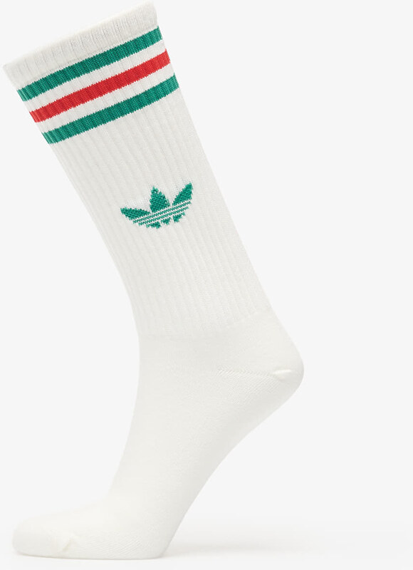 adidas Originals Κάλτσες adidas 3-Stripes High Crew Socks 3 Pairs Off White/ Off White/ Off White L