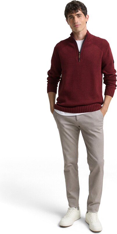 TOM TAILOR Πουλόβερ μπορντό