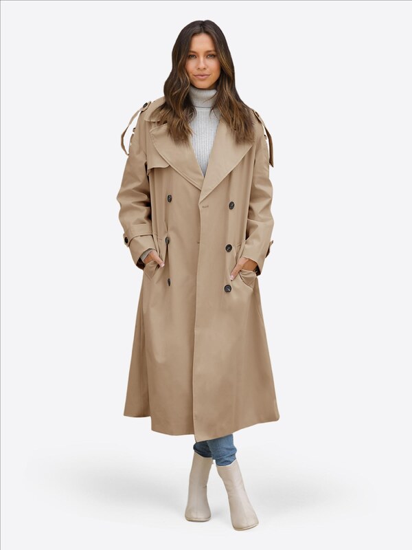 Imily Bela Ανοιξιάτικο και φθινοπωρινό παλτό χακί