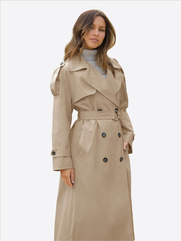 Imily Bela Ανοιξιάτικο και φθινοπωρινό παλτό χακί