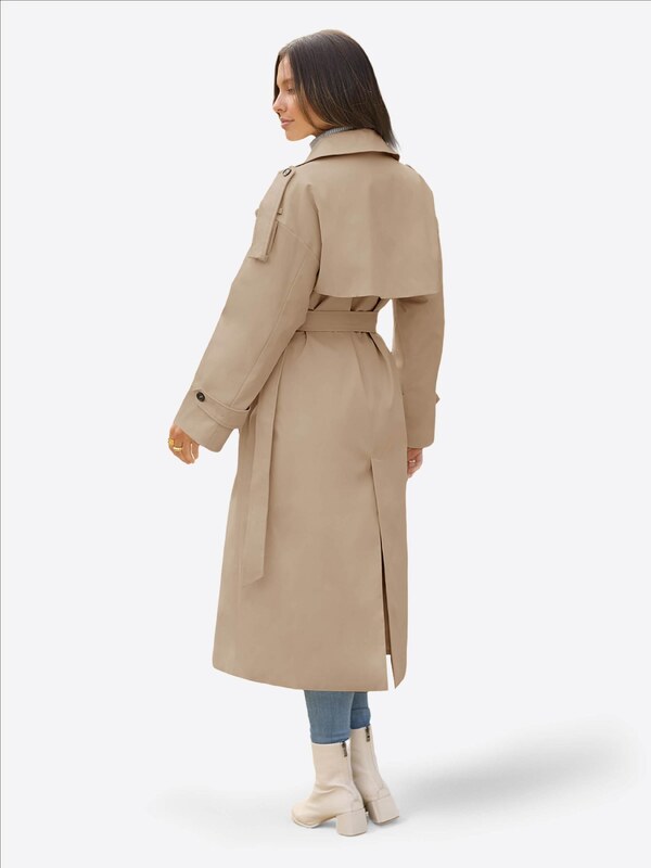 Imily Bela Ανοιξιάτικο και φθινοπωρινό παλτό χακί