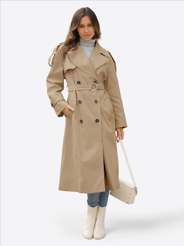 Imily Bela Ανοιξιάτικο και φθινοπωρινό παλτό χακί