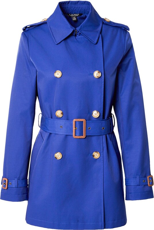 Lauren Ralph Lauren Ανοιξιάτικο και φθινοπωρινό παλτό μπλε ρουά